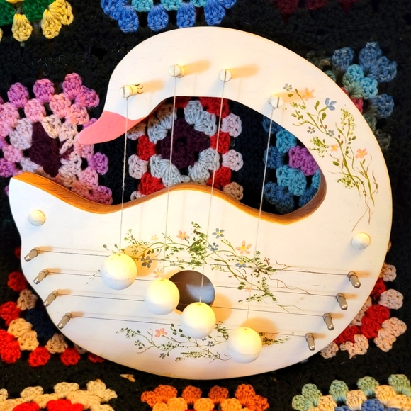 Hand Crafted Other - HOLD_PKD 🦢 Vintage Door Harp 🎶 EVC